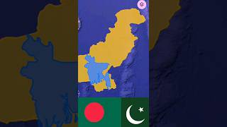 Peaceful Comparison Of Bangladesh Vs Pakistan Border  #shorts #geography #bangladesh #shortsfeed