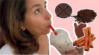 Moca frío con canela y chocolate abuelita ll Sabor café de olla #mexicano #cafe