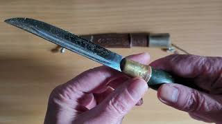 Vintage horse's head puukko knife #puukko