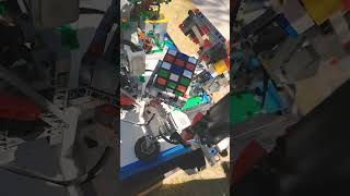 Lego rubiks cube solving robot