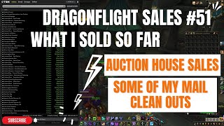 What sold in the last 7 days on the Auction House in World of Warcraft Dragonflight for me. #51