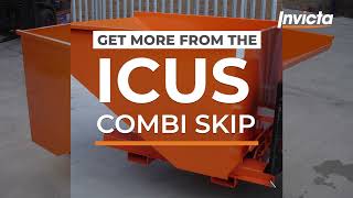 ICUS Combi Skip Forklift Attachment | Optional Extras Available | Invicta Attachments