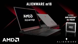 Alienware m18 featuring AMD Radeon™ RX 7900M Laptop Graphics