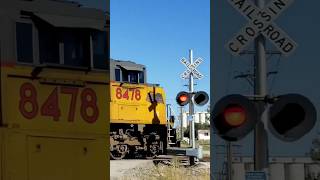 UP ISIG4 Train goes East through Hutchinson! (Filmed from a friend)