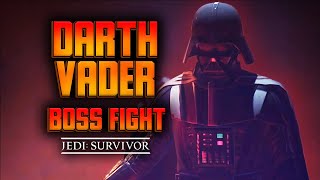 👑 Дарт Вейдер полная битва с боссом в Star Wars Jedi: Survivor [4K, 60 FPS] 👑