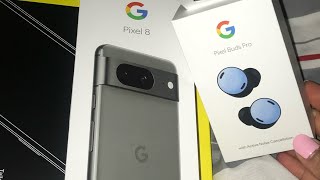 Google Pixel 8 - 128GB Hazel UNBOXING, Setup and First Look : Shot & Edited on iPad Pro