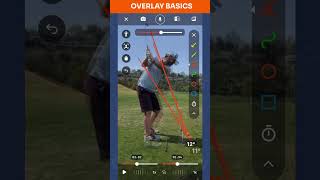 Overlays are perfect for comparing form between your athletes and professionals. #golf #coaching