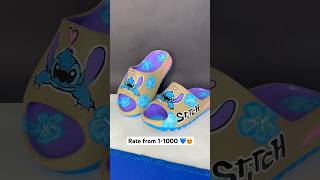 DIY Slide Custom 💙🩴 #shorts #stitch #art #painting #drawing #artist #artwork