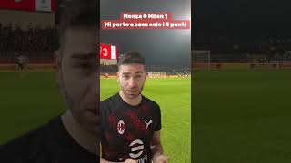 Monza 0 - 1 Milan quanta sofferenza #shorts #milan #monza