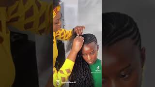 Lemonade Braids with a Twist on 4C Natural Hair| Protective Hairstyle