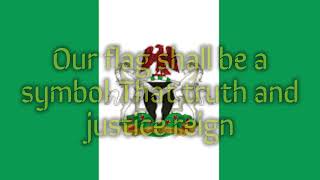 National Anthem of Nigeria (1960-1978) - "Nigeria We Hail Thee"