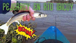 PEJERREY EN KAYAK #rioibicuy 🐟🎣