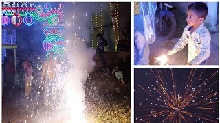 Colorful Firework for Happy Diwali Festival