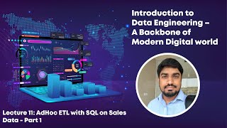 Lecture 11 Ad hoc ETL with SQL on Sales Data Part 1 Urdu Hindi