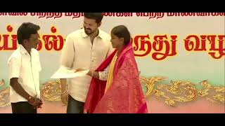 Thalapathy does the wish of a girl