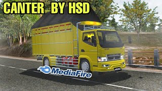 MOD BUSSID TERBARU CANTER HSD 2 TERPAL DETAIL