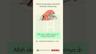 Motivasi Islami | Sholat yang dapat merubah keadaan seseorang #shorts