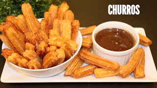 Churros Recipe & Hot Chocolate | How to Make Churros | Churros Recipe in Tamil | சுர்ரோஸ்