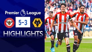 Brentford vs Wolves (5-3) Highlights | Premier League 2024 | brentford x wolverhampton