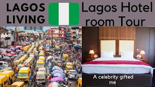 LIFE IN Lagos//MINI hotel ROOM TOUR//LAGOS LIVING//MEET my BESTFriend//VLOGMAS day 2//