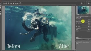 Эффект художественной обработки края в AKVIS OilPaint