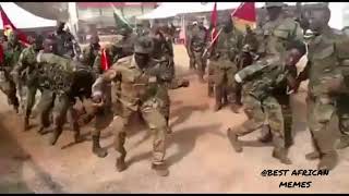 Jerusalema Master KG- Ghana🇬🇭 Military Soldiers Dance Challenge