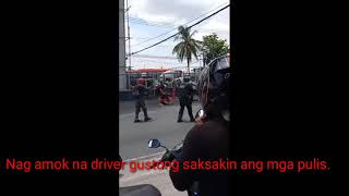 Saksakan ng dalawang Driver sa gitna ng kalsada ng Fairview