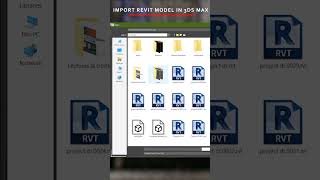 How to import Revit model in 3Ds Max