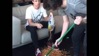 Cameron Dallas   Cleaning up  Nash Grier