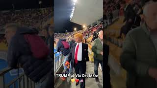 TRUMP al Via Del Mare 💛❤️🇺🇸 #donaldtrump #forzalecce #seriea #president #calciatoribrutti #trump