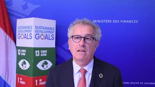 Video Statement from Pierre Gramegna, Luxembourg's Minister of Finance