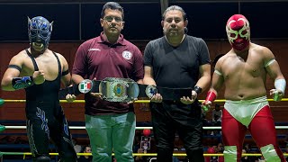 Campeonato Ligero de Luchas de Barrio: Rey Jaguar Jr (c) vs Corsario Rojo Jr (r)