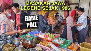 LEGEND SEJAK 1986 !! MASAKAN JAWA PALING RAME FAVORIT DI KARTASURA !!