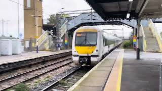 C2C Class 357 passes Dagenham Dock with a horn!