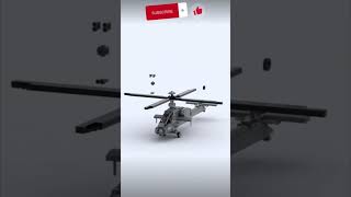 LEGO AH64 Apache! (render)