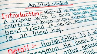 Essay - An ideal student || essay on my best friend || Class 10th essay writing  || KB Education