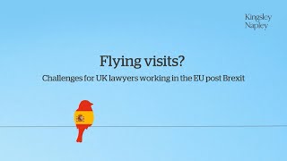 Flying visits? Challenges for UK lawyers working in the EU post Brexit - Spain