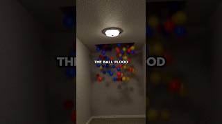 ⚠️THE BALL FLOOD - BACKROOMS FOUND FOOTAGE⚠️ #shorts