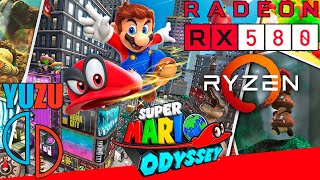 Super Mario Odyssey - YUZU 541 | RX 580 & R5 3600 Benchmark