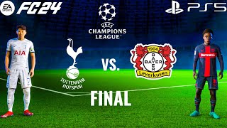 FC 24 - Tottenham Hotspur vs Bayer Leverkusen | UEFA Champions League Final | PS5™ [4K60]