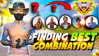 Finding best character combination for br rank | best character skill br rank  | AYUSH 4GM!