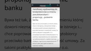 Handlowcy wydzwaniają do kredytobiorców w imieniu pseudokancelarii i proponują… pozwanie banku