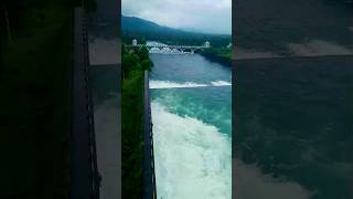 Dhom Dam Water Flow 🌊 #dam #waterflow #nature #youtubeshorts