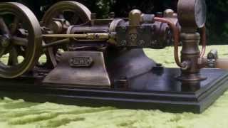 Working steam engine with double cylinder / Twin Cylinder /