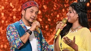 pawandeep Rajan & arunita kanjilal new latest full screen performance Indian idol ❤️