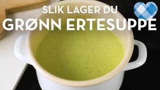 Hjemmelaget fresh ertesuppe på 30 minutter - med en dæsj sitron | TINE Kjøkken