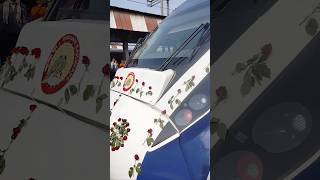 Inaugural Ride in Luxury Varanasi New Delhi Vande Bharat Express 🤩🔥😍 #shorts #viral #youtubeshorts