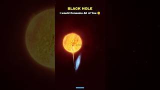 Blackhole vs fastest spinning stars #shortsfeed #youtubeshorts #shorts