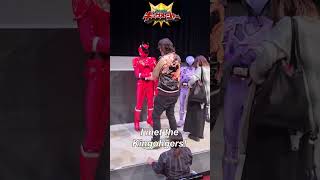 Kingohger Hand shake at Tokyo Dome City! #shorts #kingohger #tokusatsu #キングオージャー