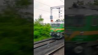 #train #rain #indianrailways  #incredibleindia #monsoon #telanganaexpress #youtubeshorts #shorts